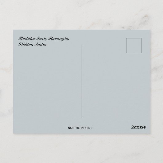 Buddha Park Ravangla Sikkim India Briefkaart (Achterkant)
