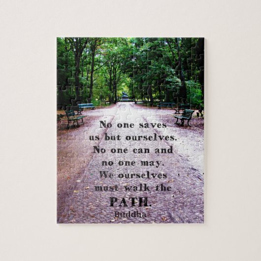 Buddha Path Quote Legpuzzel (Verticaal)