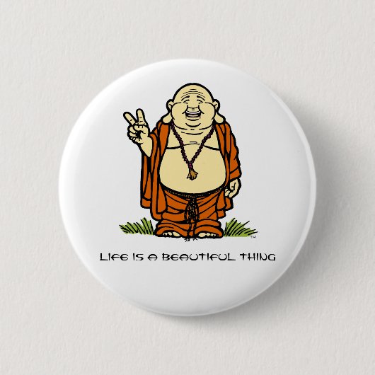 Buddha Peace Button (Voorkant)
