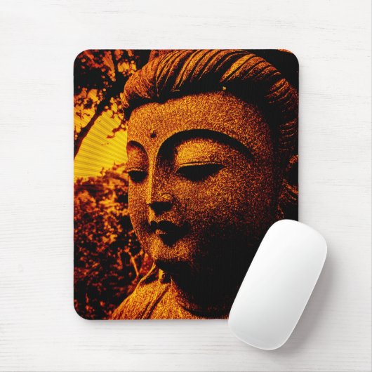 Buddha Peace Shine Mousepad Muismat (Met muis)