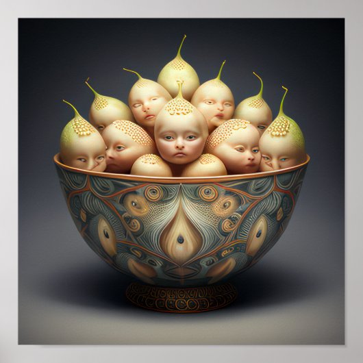 Buddha Pear Bowl 2 Poster (Voorkant)