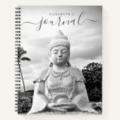 Buddha Personalized Mindfulness Meditation Journal Notitieboek (Voorkant)