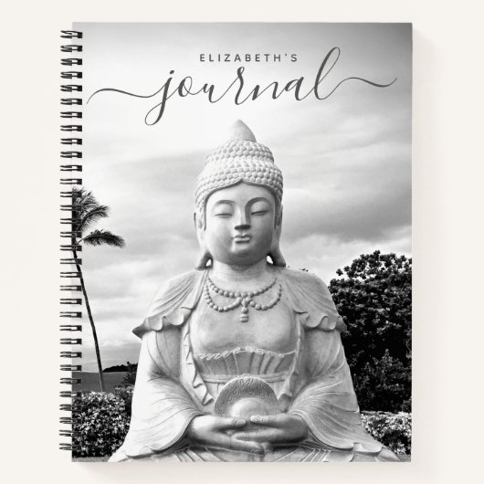 Buddha Personalized Mindfulness Meditation Journal Notitieboek (Voorkant)