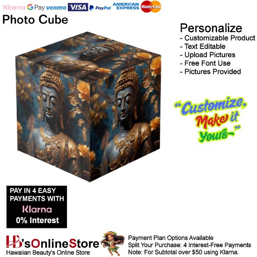 Buddha Photo Cube Kubus