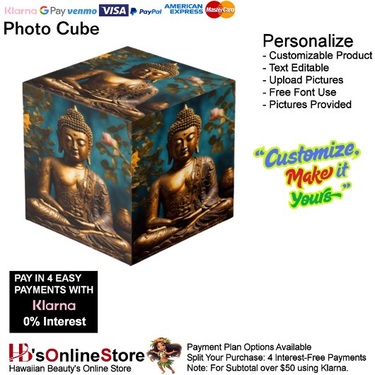 Buddha Photo Cube Kubus