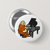 Buddha Piano-Button Ronde Button 5,7 Cm (Voorkant /achterkant)