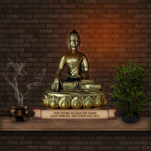 () Buddha Pin Cutout Staand Fotobeeldje (Creator heeft geüpload)
