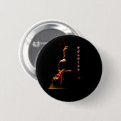 Buddha Pin Ronde Button 5,7 Cm (Voorkant /achterkant)