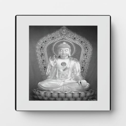 Buddha Plaque Fotoplaat (Voorkant)