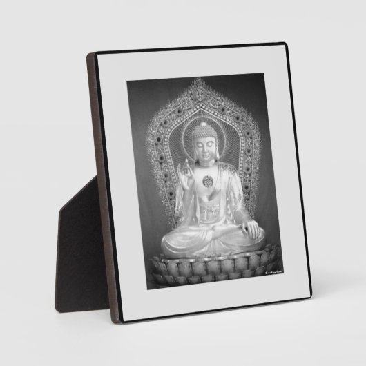 Buddha Plaque Fotoplaat (Voorkant)