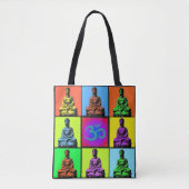 Buddha Pop Art Tote Bag (Voorkant)