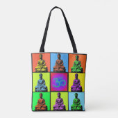 Buddha Pop Art Tote Bag (Achterkant)