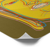 Buddha Pop Art Zen Retro Modern Custom Poster (Hoek)