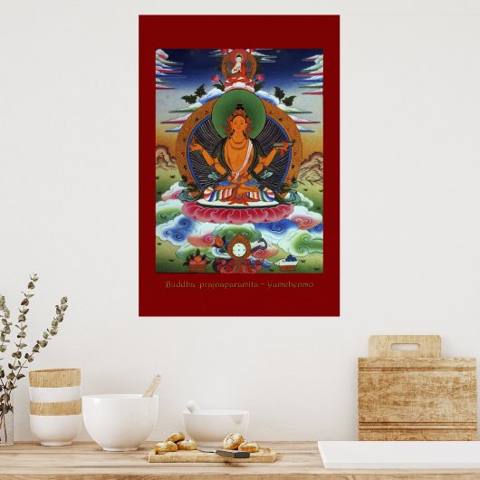 Buddha Prajnaparamita Religieuze Art Poster Series (Keuken)