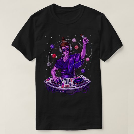 Buddha Psytrance DJ T-shirt (Design voorkant)