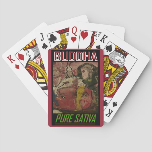 BUDDHA PURE SATIVA POKERKAARTEN (Achterkant)