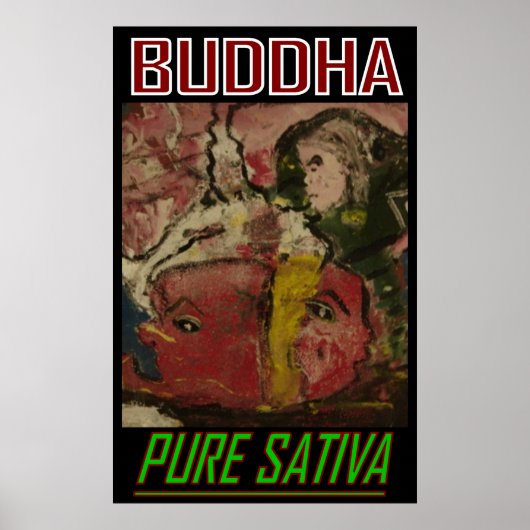 BUDDHA PURE SATIVA POSTER (Voorkant)