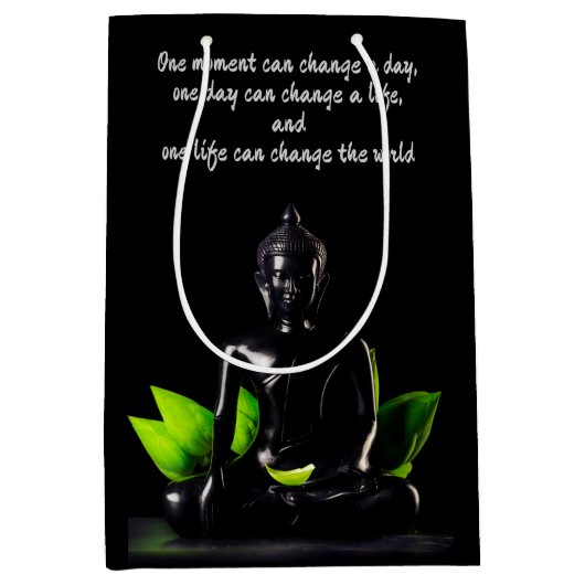Buddha Quote 2-cadeautas Medium Cadeauzakje (Voorkant)