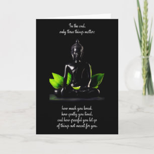 Buddha Quote 3 aanpasbaar wenskaart Kaart