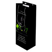 Buddha Quote 3 wijnzak Wijn Cadeautas (Voorkant Gekanteld)