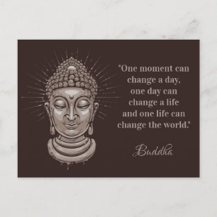 Buddha Quote aangepaste tekst briefkaart