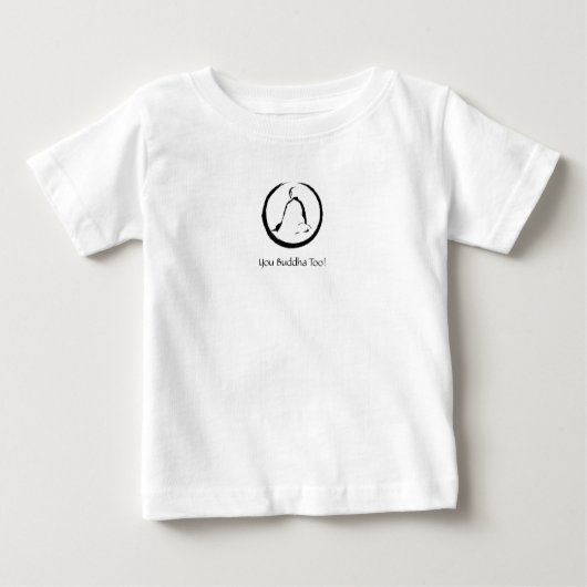Buddha Quote Baby T-shirt | Witte kleur (Voorkant)