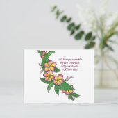 Buddha Quote Briefkaart (Staand voorkant)