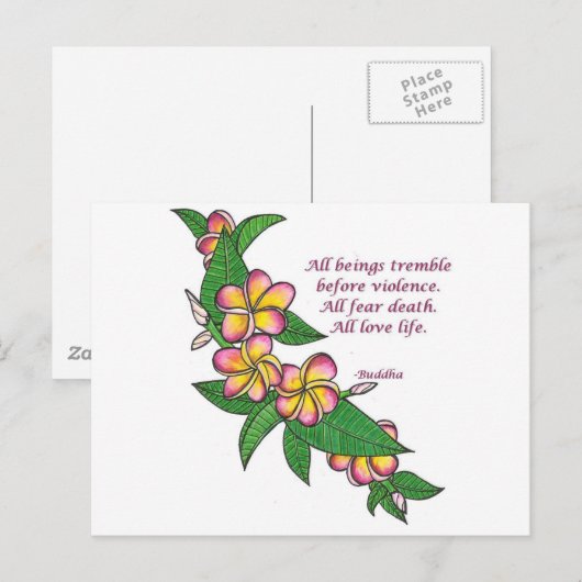 Buddha Quote Briefkaart (Voorkant / Achterkant)