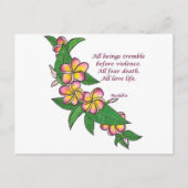 Buddha Quote Briefkaart (Voorkant)