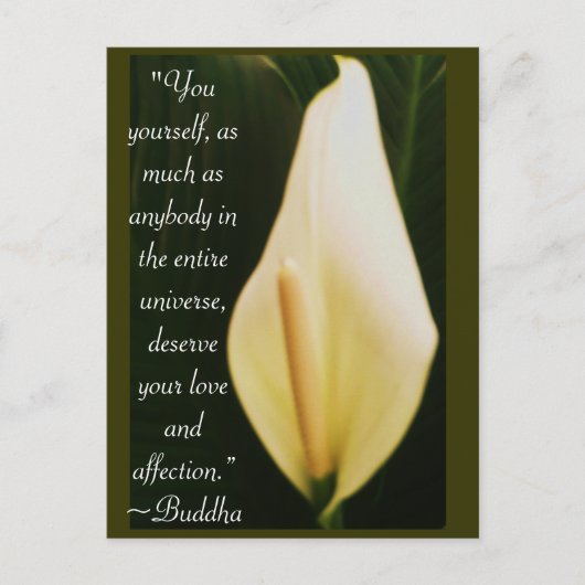 Buddha Quote Briefkaart (Voorkant)