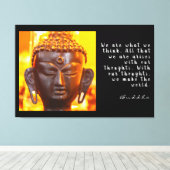 Buddha Quote Canvas Afdruk (Insitu (Houten vloer))