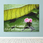 Buddha Quote Canvas Afdruk (Insitu (Houten vloer))