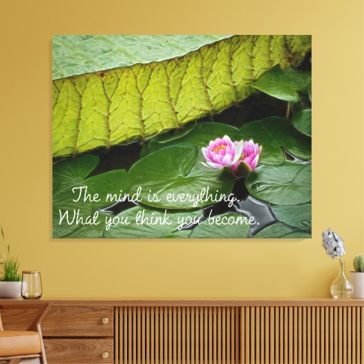 Buddha Quote Canvas Afdruk (Insitu (Woonkamer))