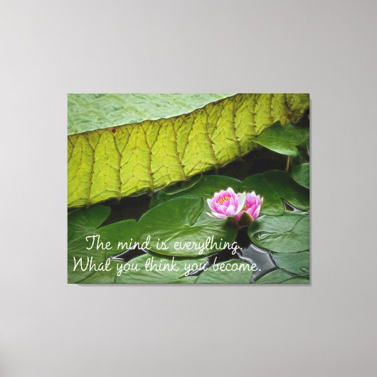 Buddha Quote Canvas Afdruk (Voorkant)