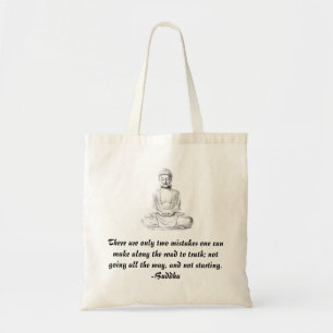 Buddha Quote Canvas tas