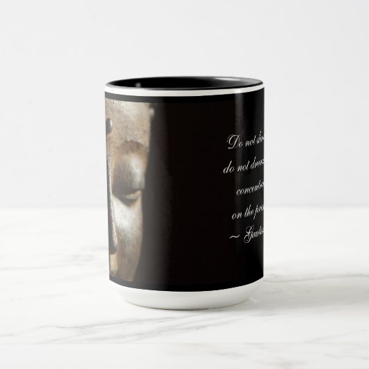 Buddha Quote Coffee Mok (Midden)