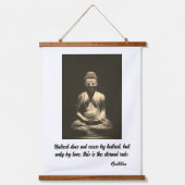 Buddha Quote Hangend Wandkleed (Voorkant)