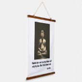 Buddha Quote Hangend Wandkleed (Gebogen)