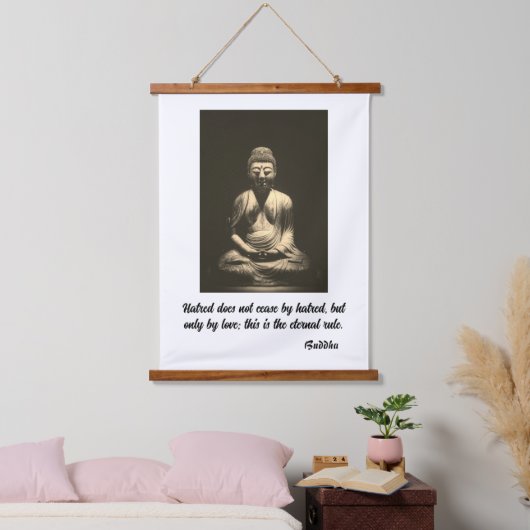 Buddha Quote Hangend Wandkleed (Slaapkamer)