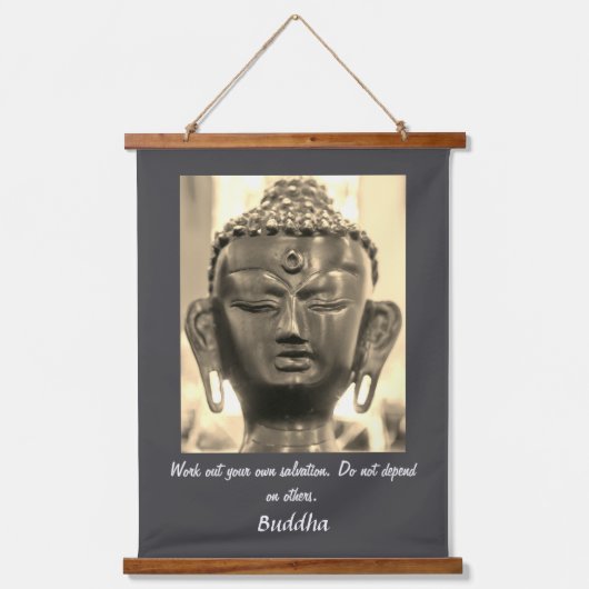 Buddha Quote Hangend Wandkleed (Voorkant)