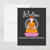 Buddha Quote india hindu shanti Buddhist Relax Briefkaart (Voorkant / Achterkant)