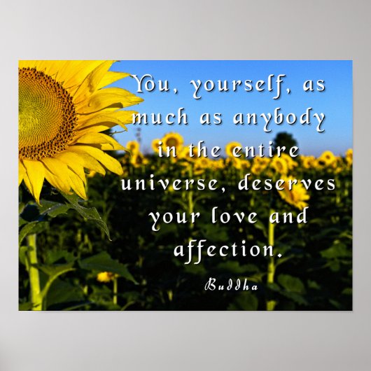 Buddha Quote Poster (Voorkant)