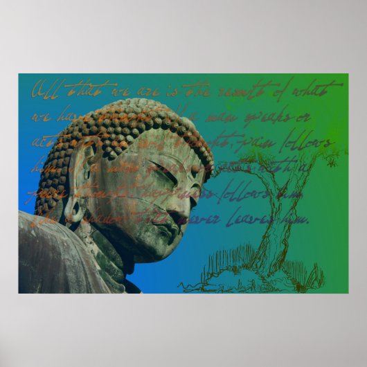 Buddha quote poster (Voorkant)
