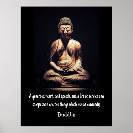 Buddha Quote Poster (Voorkant)