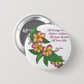 Buddha Quote Ronde Button 5,7 Cm (Voorkant /achterkant)