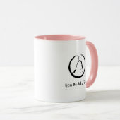 Buddha Quote Yoga Meditation Coffee Mok (Voorkant rechts)