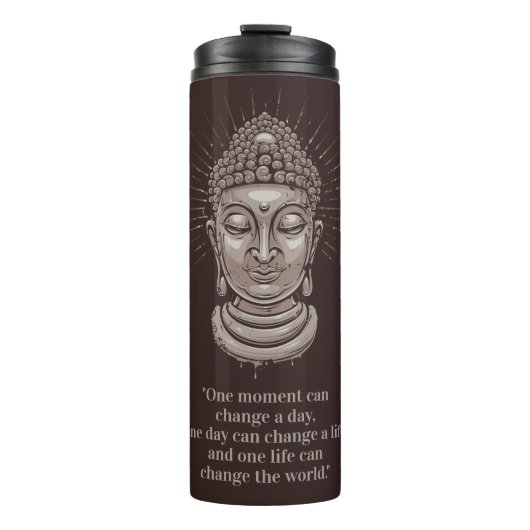 Buddha Quotes aangepaste naam tumbler Thermosbeker (Voorkant)