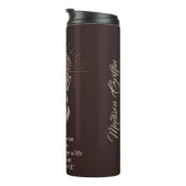 Buddha Quotes aangepaste naam tumbler Thermosbeker (Geroteerd rechts)