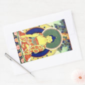 BUDDHA RECHTHOEKIGE STICKER (Envelop)