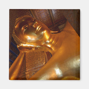 Buddha Reclining ~ Buddhist Temple Foto Magneet